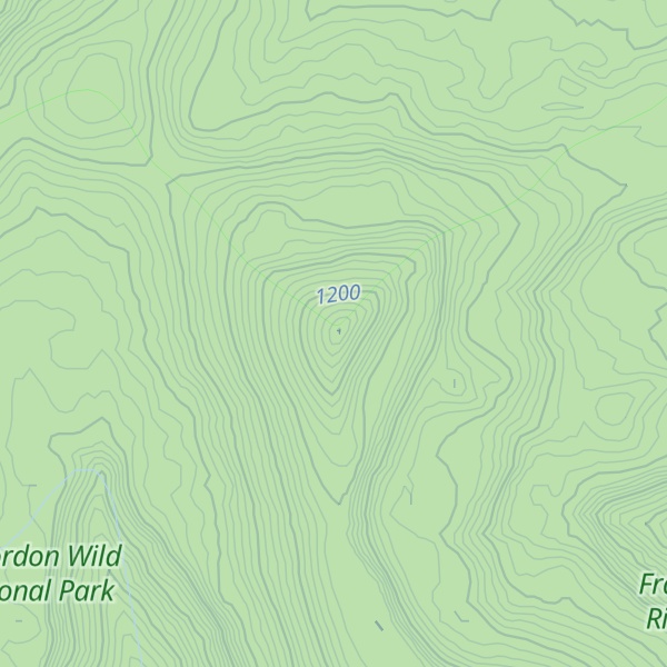 Map of Pyramid Mountain