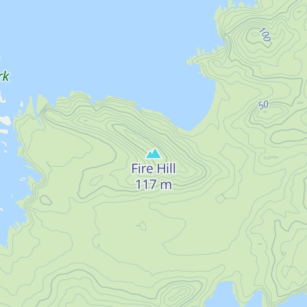 Map of Fire Hill