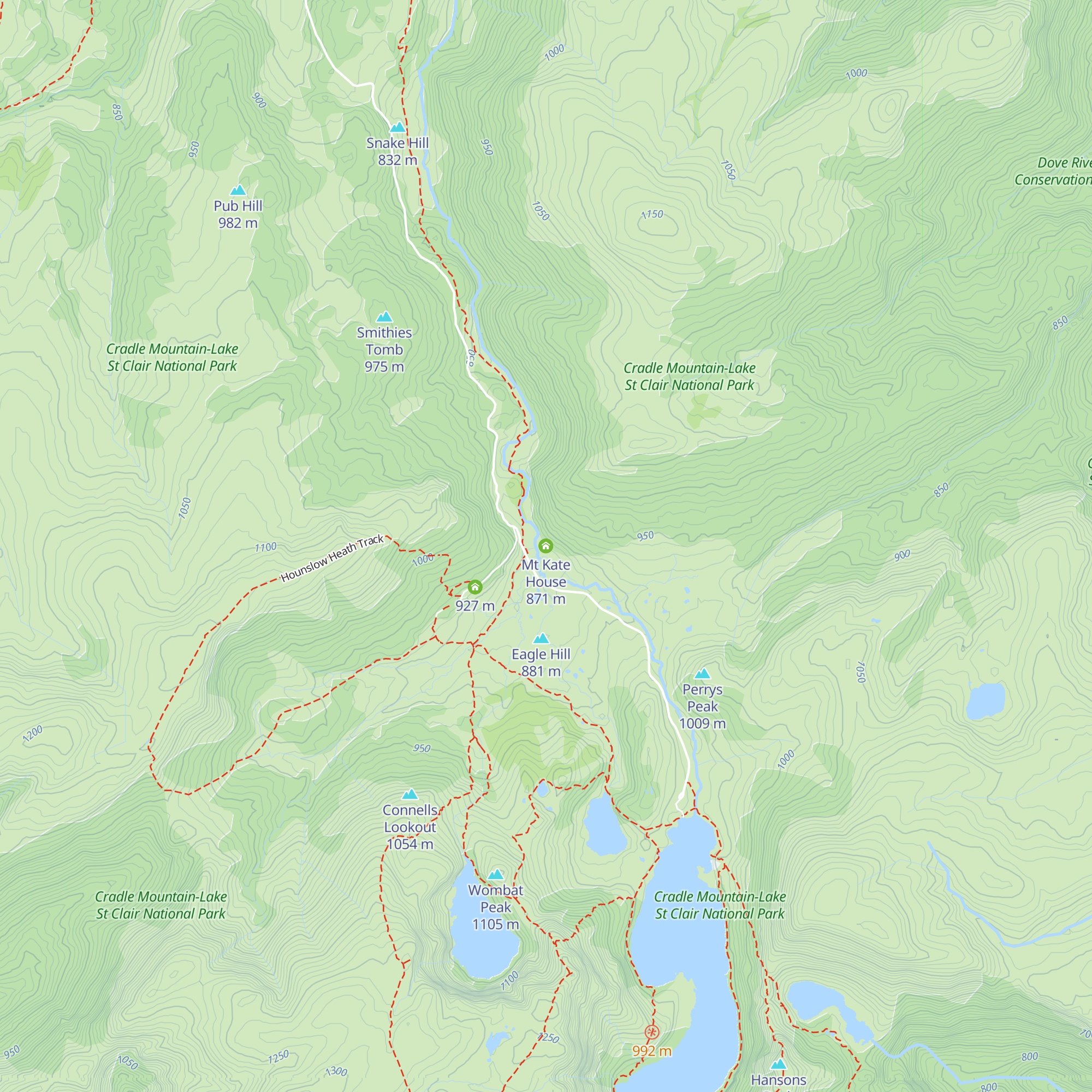Mt Kate House map