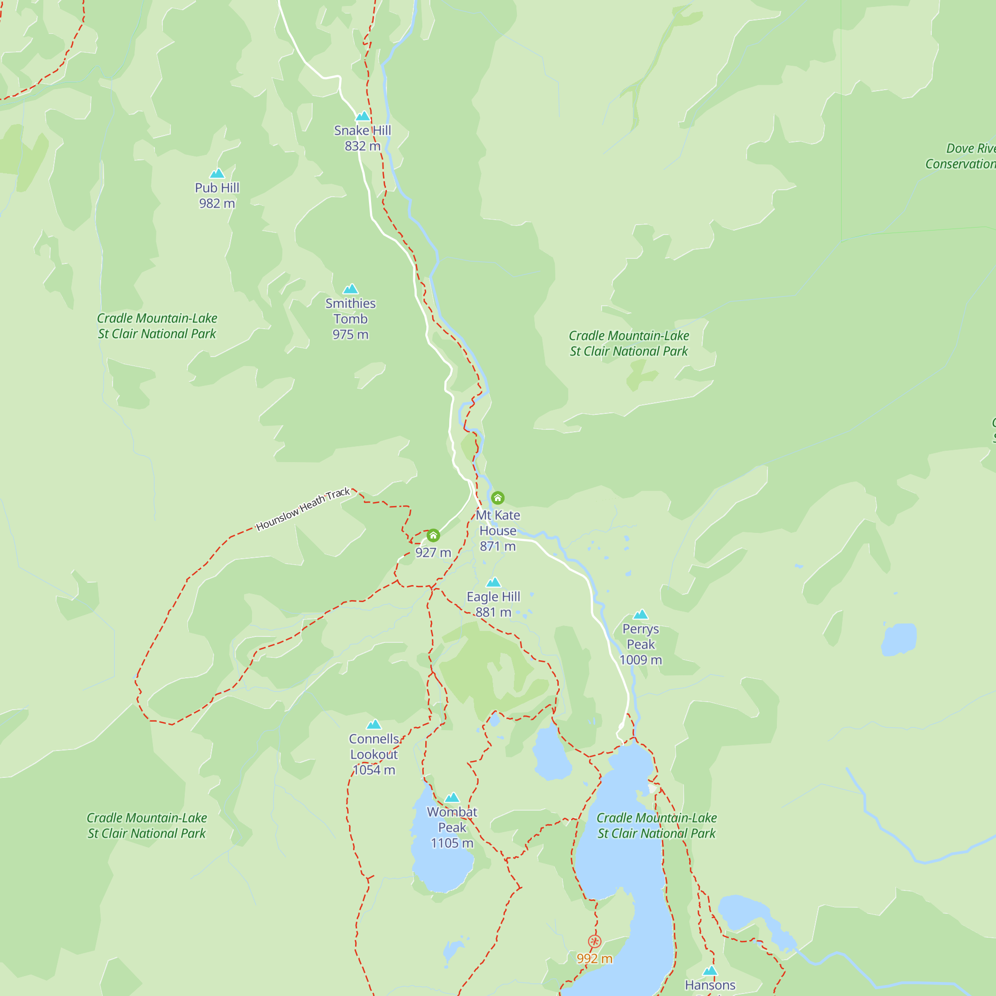 Mt Kate House map