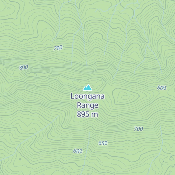 Map of Loongana Range