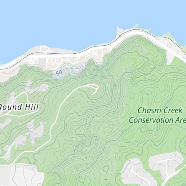 Map of Round Hill