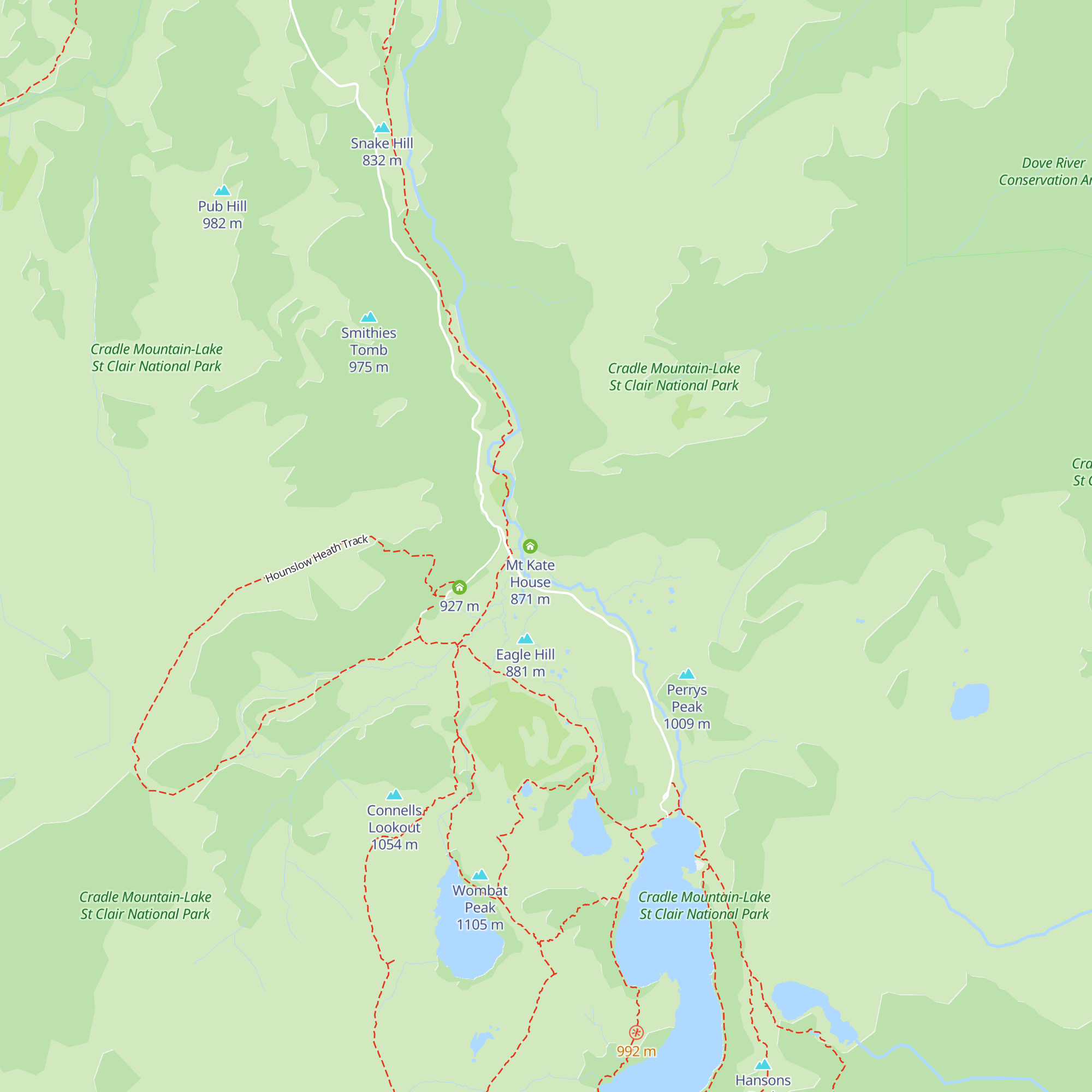 Blandfordia Alpine Club Lodge map