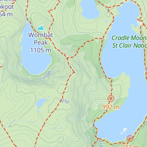 Map of Marions Lookout