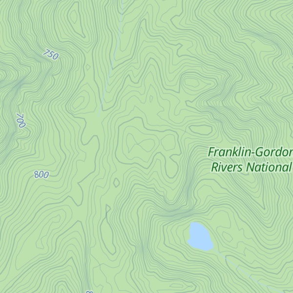 Map of Hamilton Range