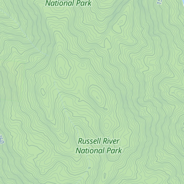 Map of Russell River NP