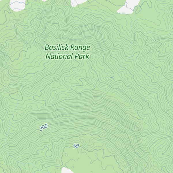 Map of Basilisk Range  1