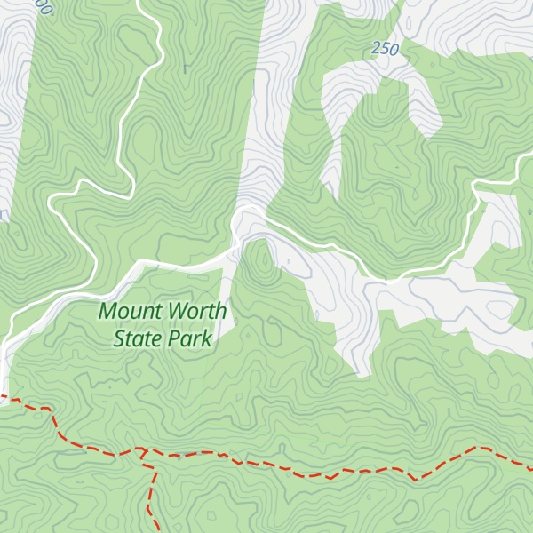 Map of Mount Worth