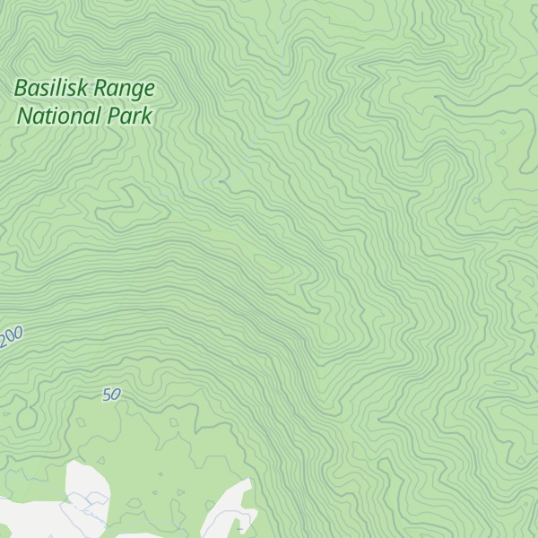 Map of Mount Warrabullen