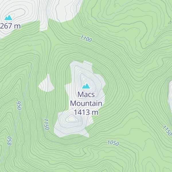 Map of Macs Mountain