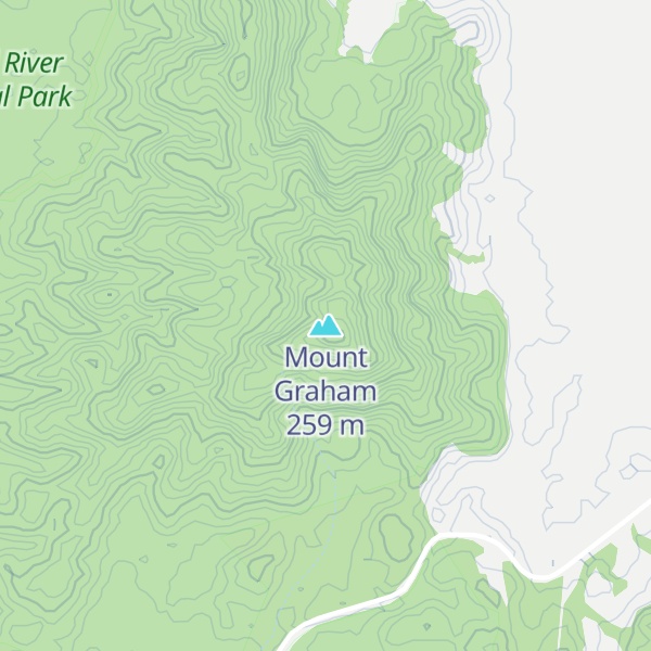 Map of Mount Graham