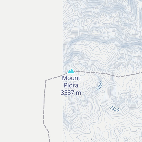 Map of Mount Piora