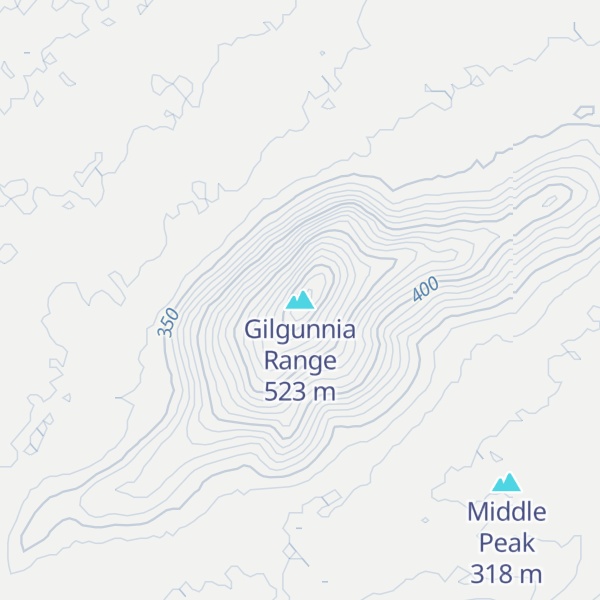 Map of Gilgunnia Range