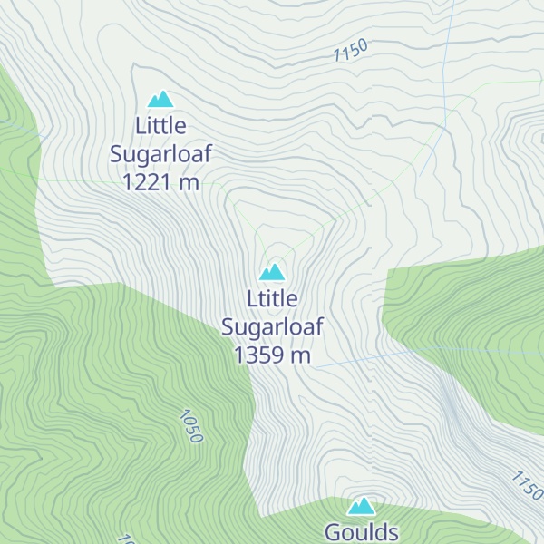 Map of Ltitle Sugarloaf