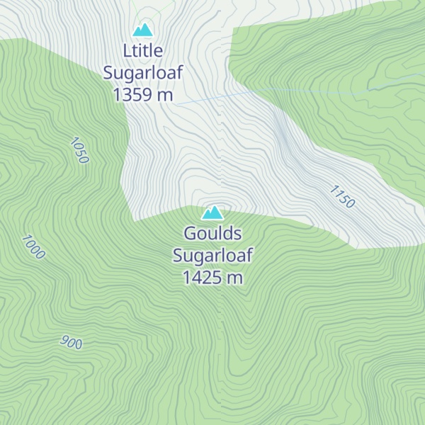 Map of Goulds Sugarloaf