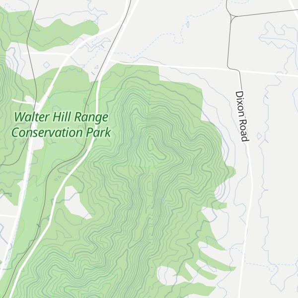 Map of Mount Tippett