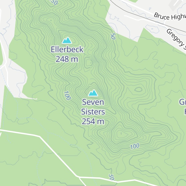 Map of Seven Sisters