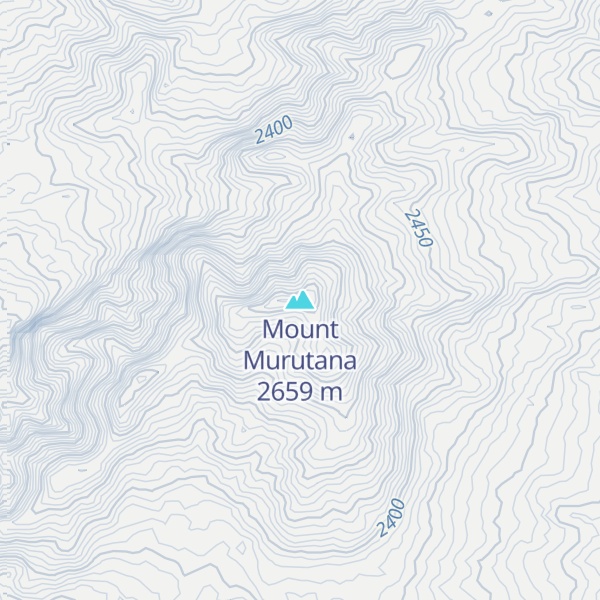Map of Mount Murutana