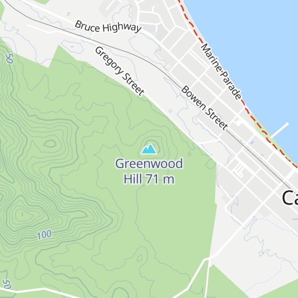 Map of Greenwood Hill