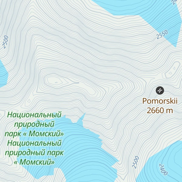 Map of Pobeda Uzlovaya