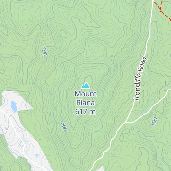 Map of Mount Riana