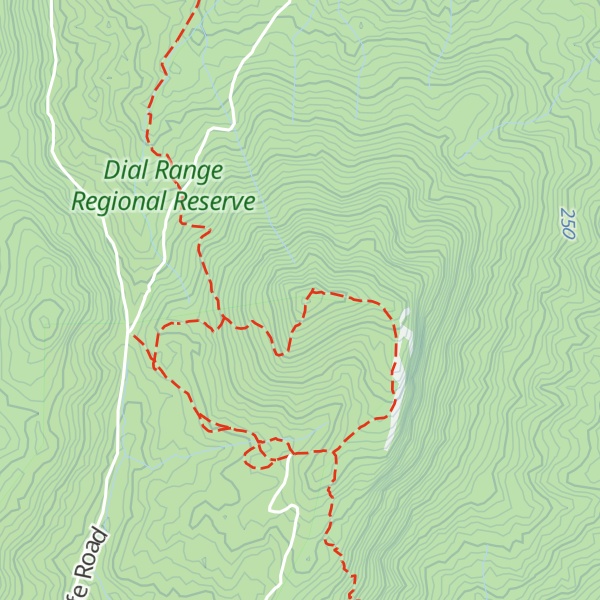 Map of Mount Duncan