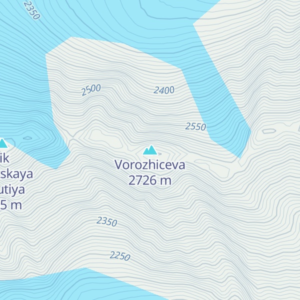Map of Vorozhiceva