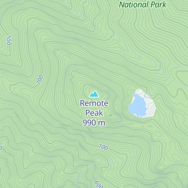 Map of Remote Peak