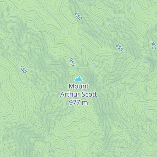 Map of Mount Arthur Scott