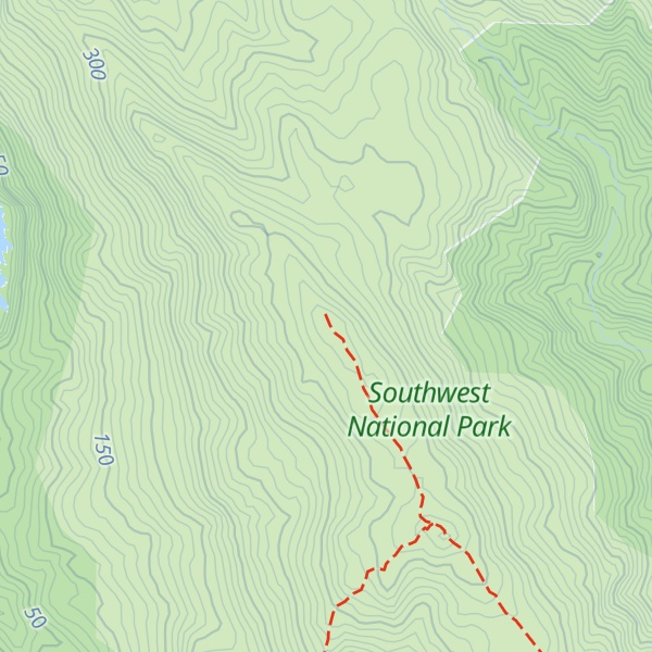 Map of Mount Karamu