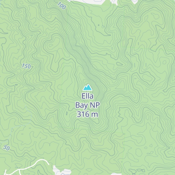 Map of Ella Bay NP