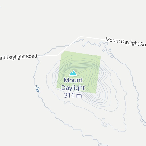 Map of Mount Daylight