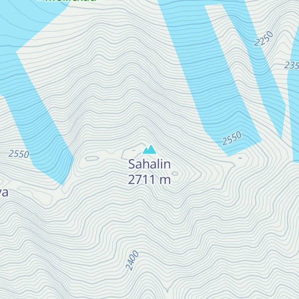 Map of Sahalin