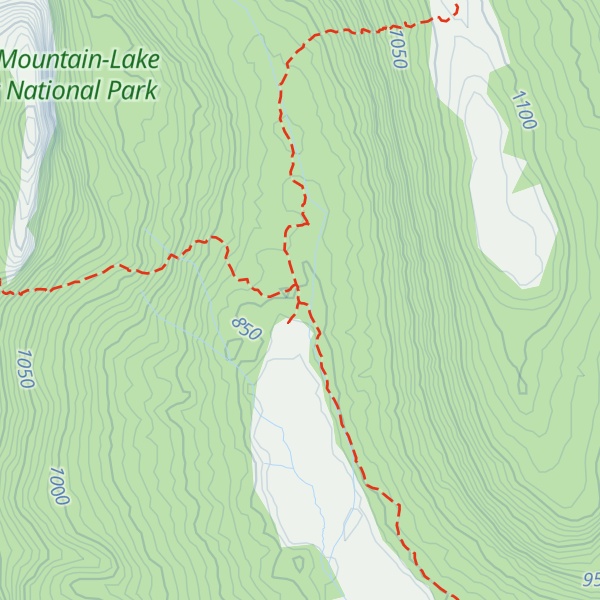 Map of Pine Valley Hut