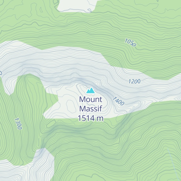 Map of Mount Massif