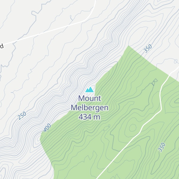 Map of Mount Melbergen