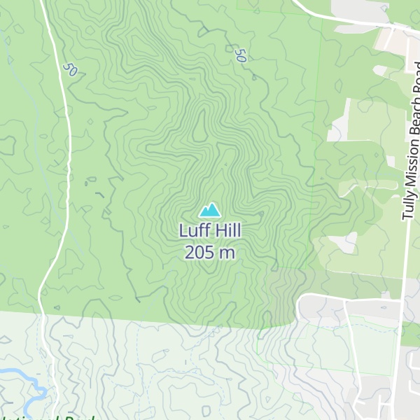 Map of Luff Hill