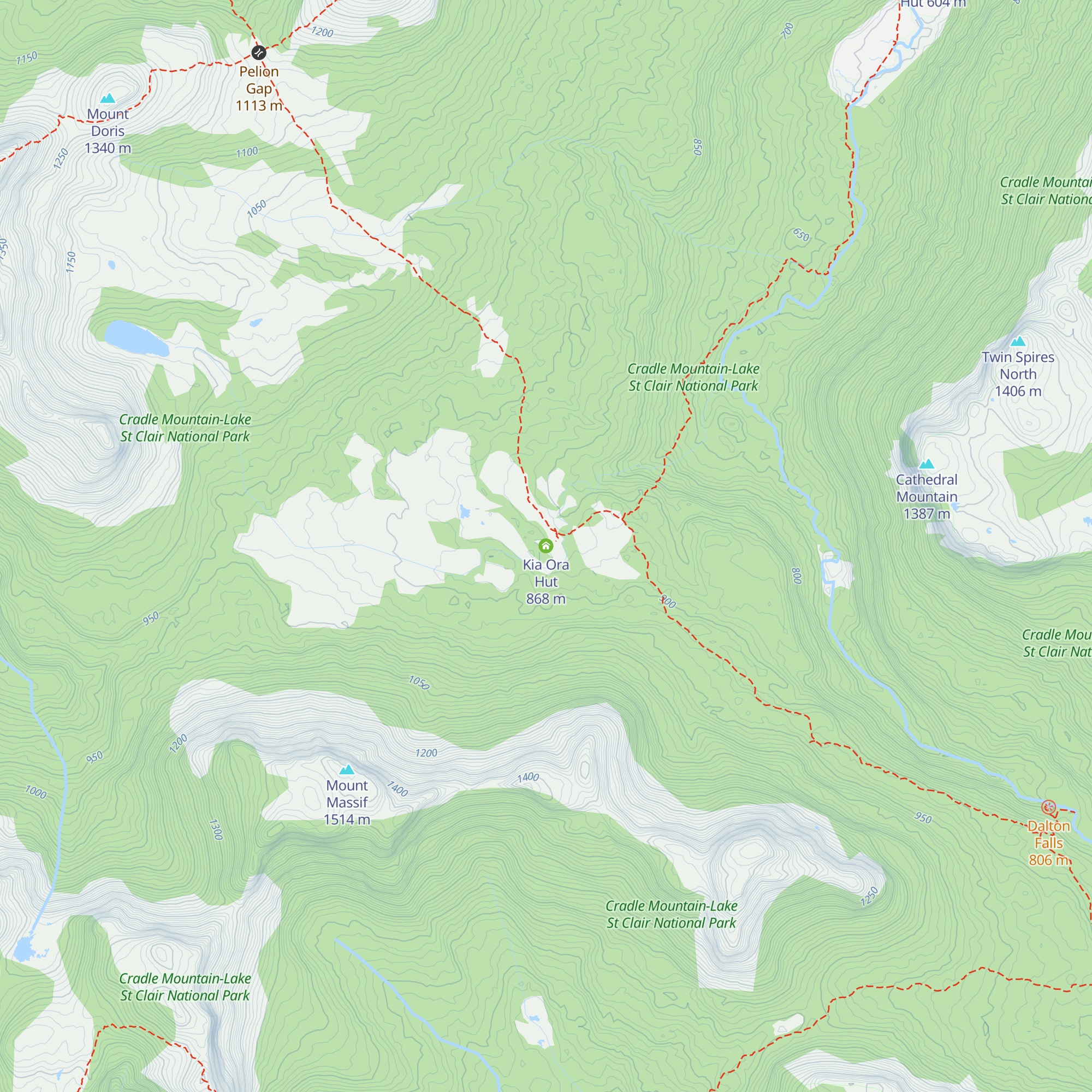 Kia Ora Hut map