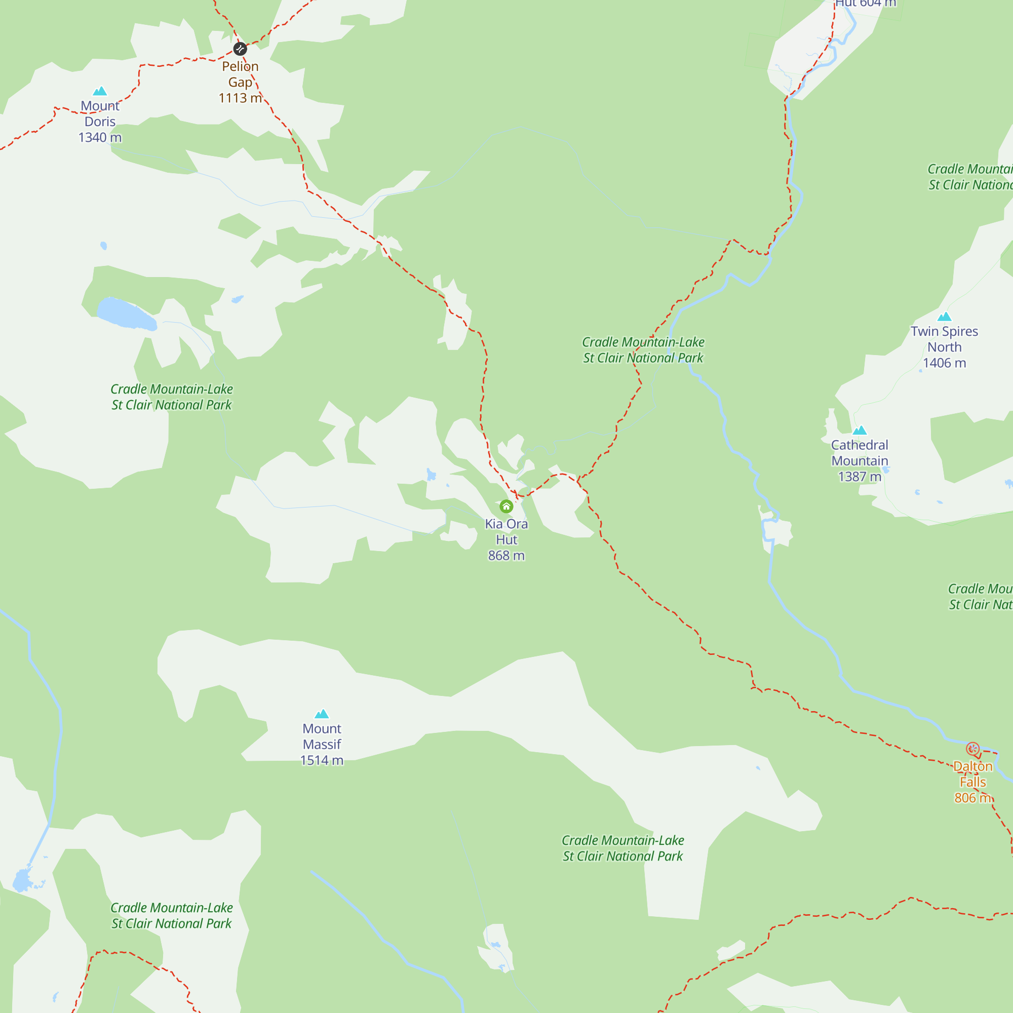 Kia Ora Hut map