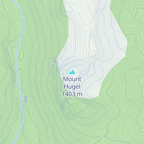 Map of Mount Hugel