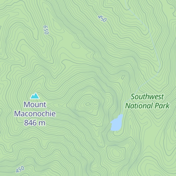 Map of Mount Maconachie