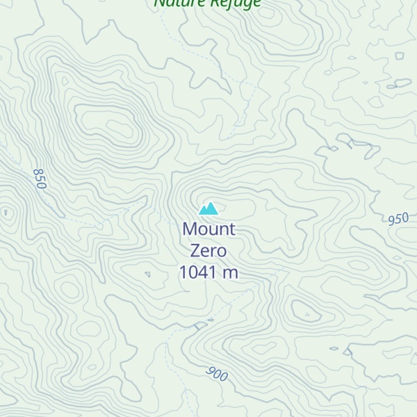 Map of Mount Zero