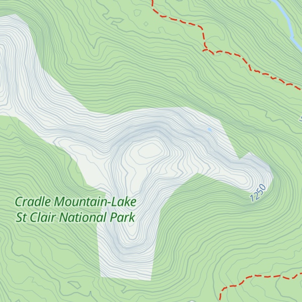 Map of Castle Crag