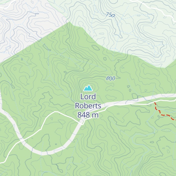 Map of Lord Roberts