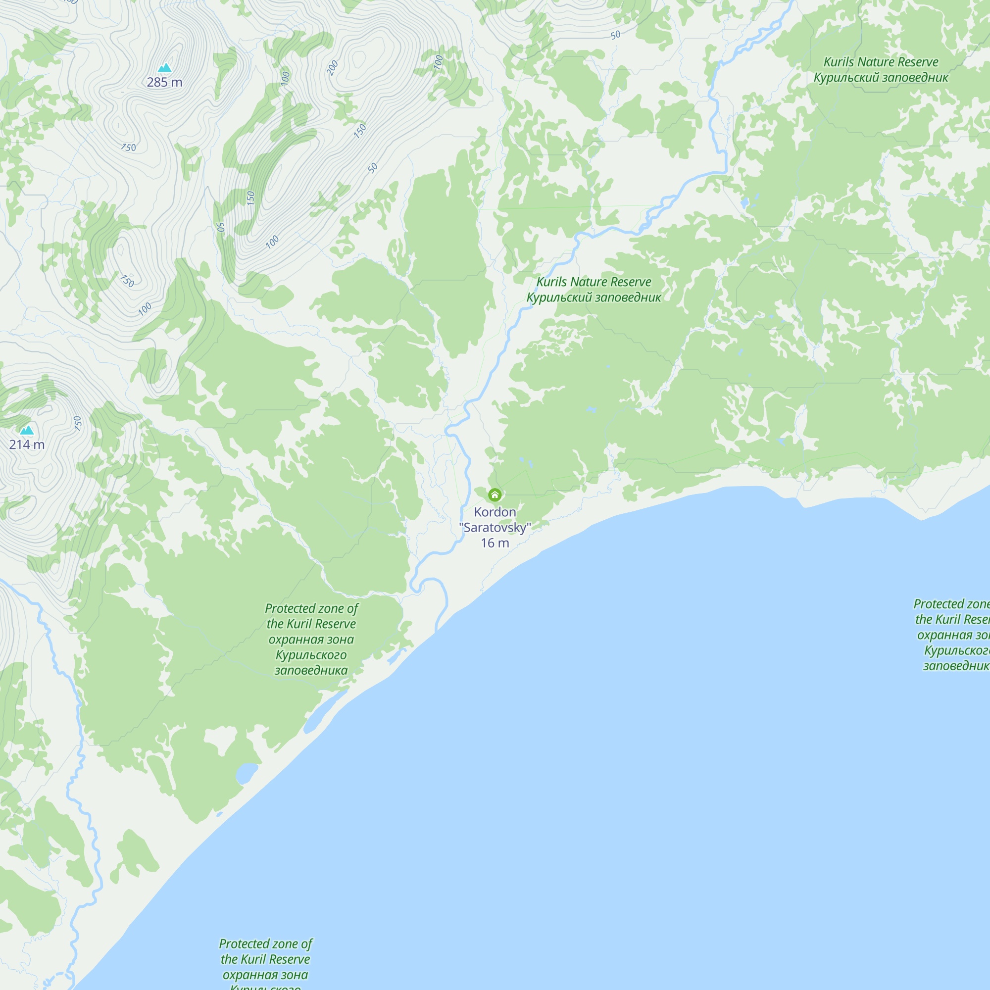Kordon "Saratovsky" map