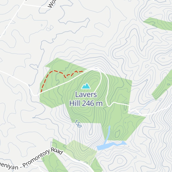 Map of Lavers Hill