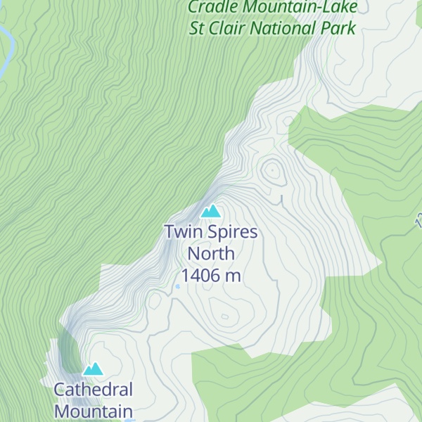 Map of Twin Spires North