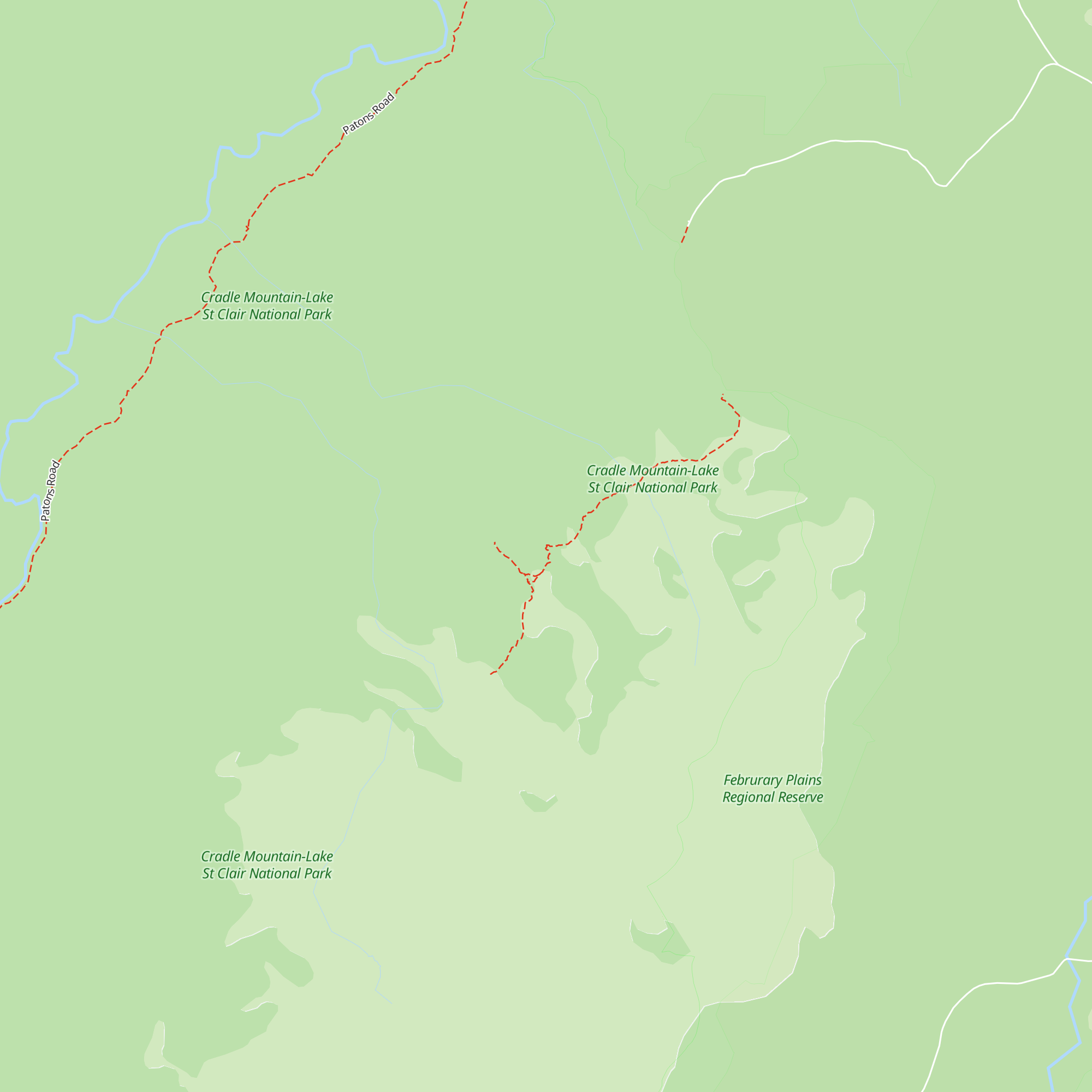 Basil Steers Hut 2 map