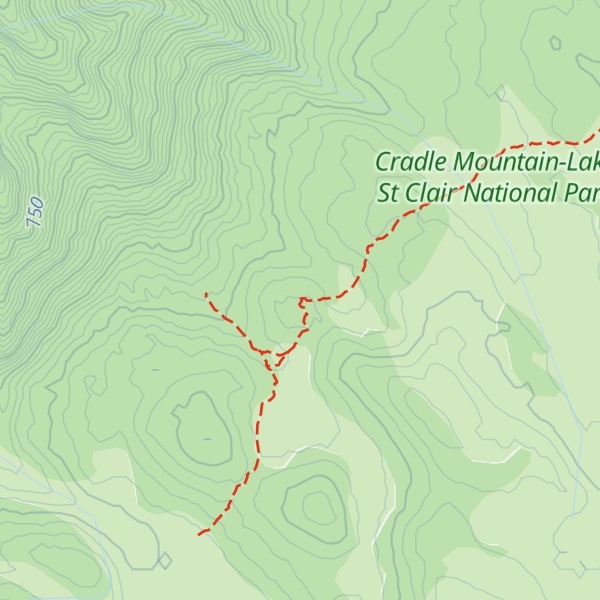Map of Basil Steers Hut 2