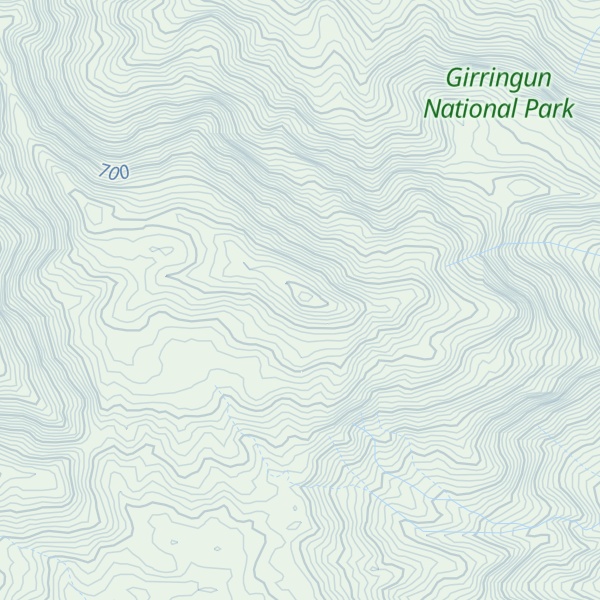 Map of Bishop Peak